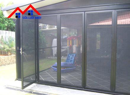 Cửa lưới chống muỗi mở quay