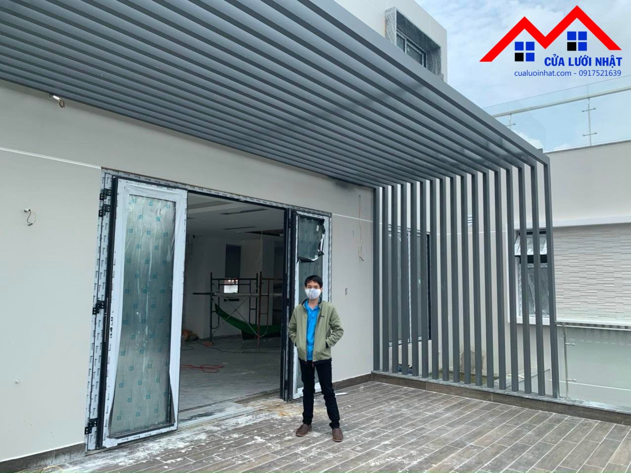 Công trình cửa lưới Villa ở Bình Tân
