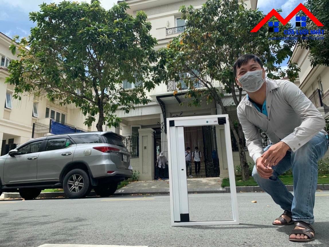 Công trình cửa lưới chống muỗi Biệt Thự S405 KBT Sala Thủ Đức