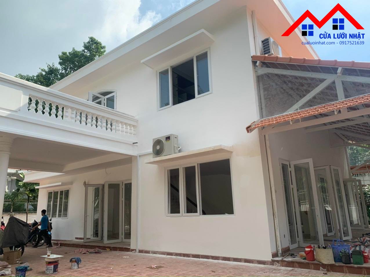 Công trình cửa lưới chống muỗi Thảo Điền - Q2