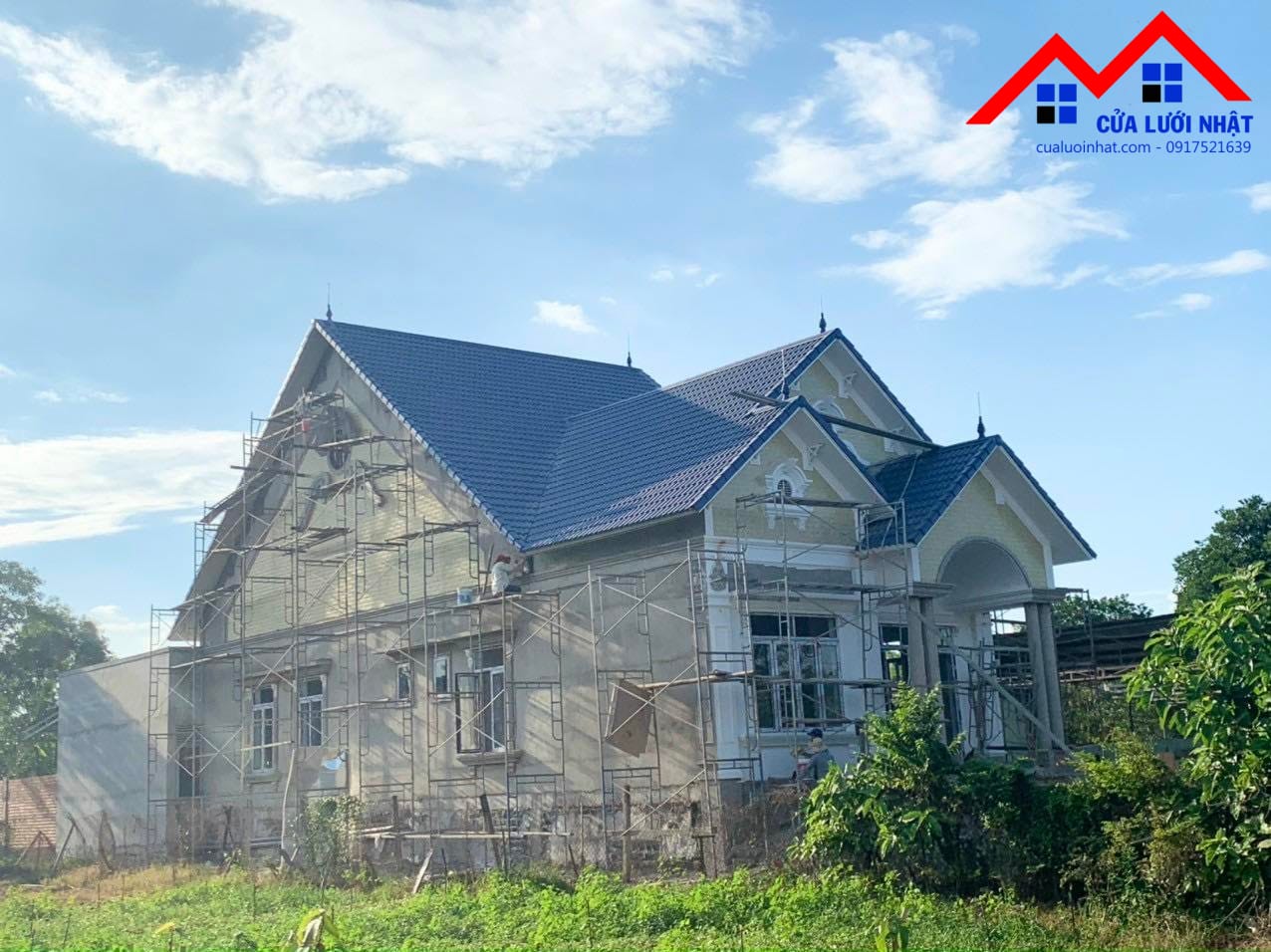 Công trình cửa lưới chống muỗi Villa Đồng Nai
