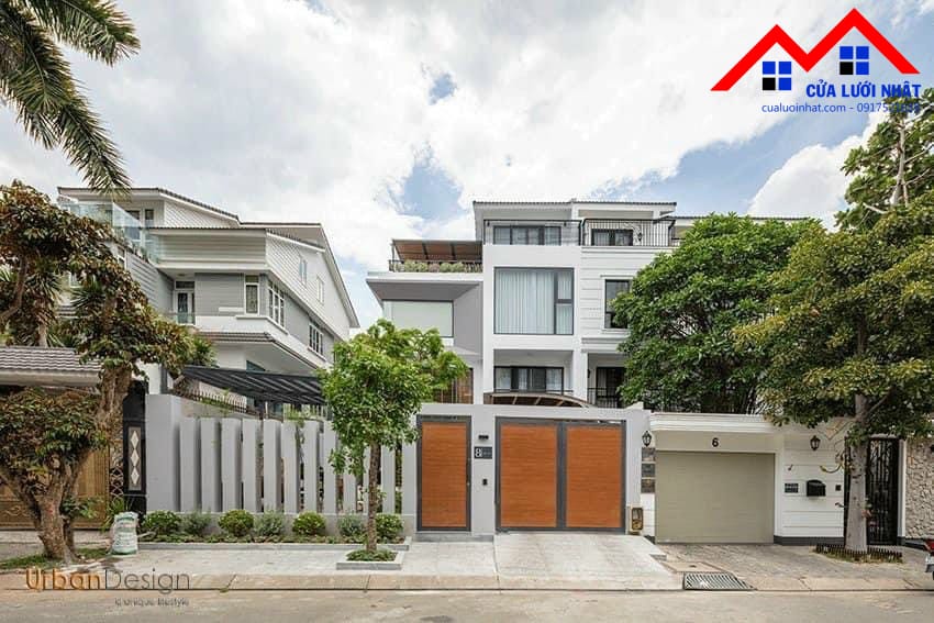 Công trình cửa lưới chống muỗi Villa Phú Mỹ Hưng Q7