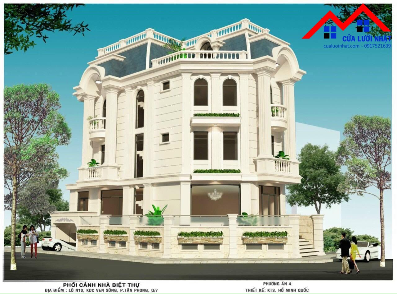 Công trình cửa lưới Biệt thự KDC ven sông Q.7 - TP.HCM