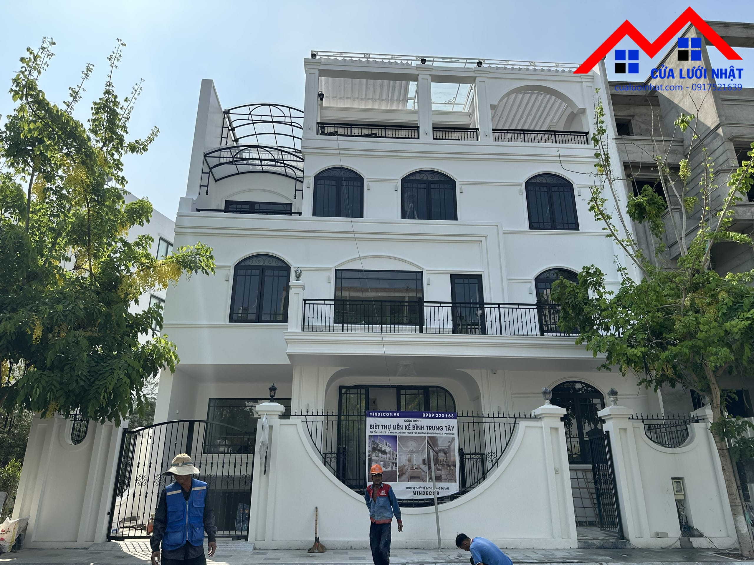 Công trình Cửa Lưới Chống Muỗi cho Villa Biệt Thự