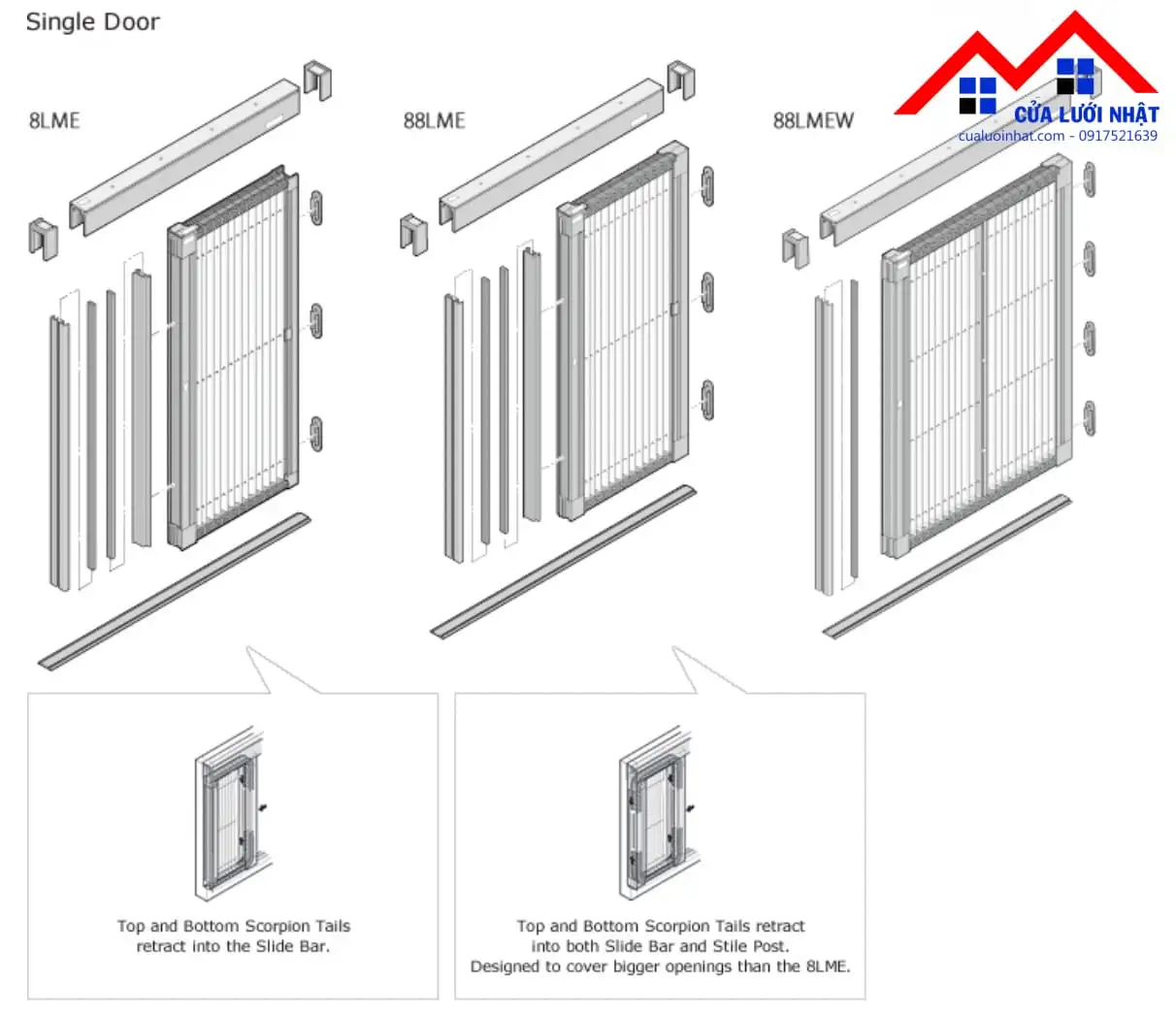 CỬA LƯỚI CHỐNG MUỖI XẾP GẤP ZIPOOH METACO - Ảnh 2